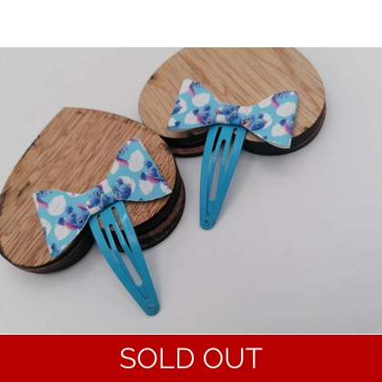 Disney Stitch Hair Clip Set